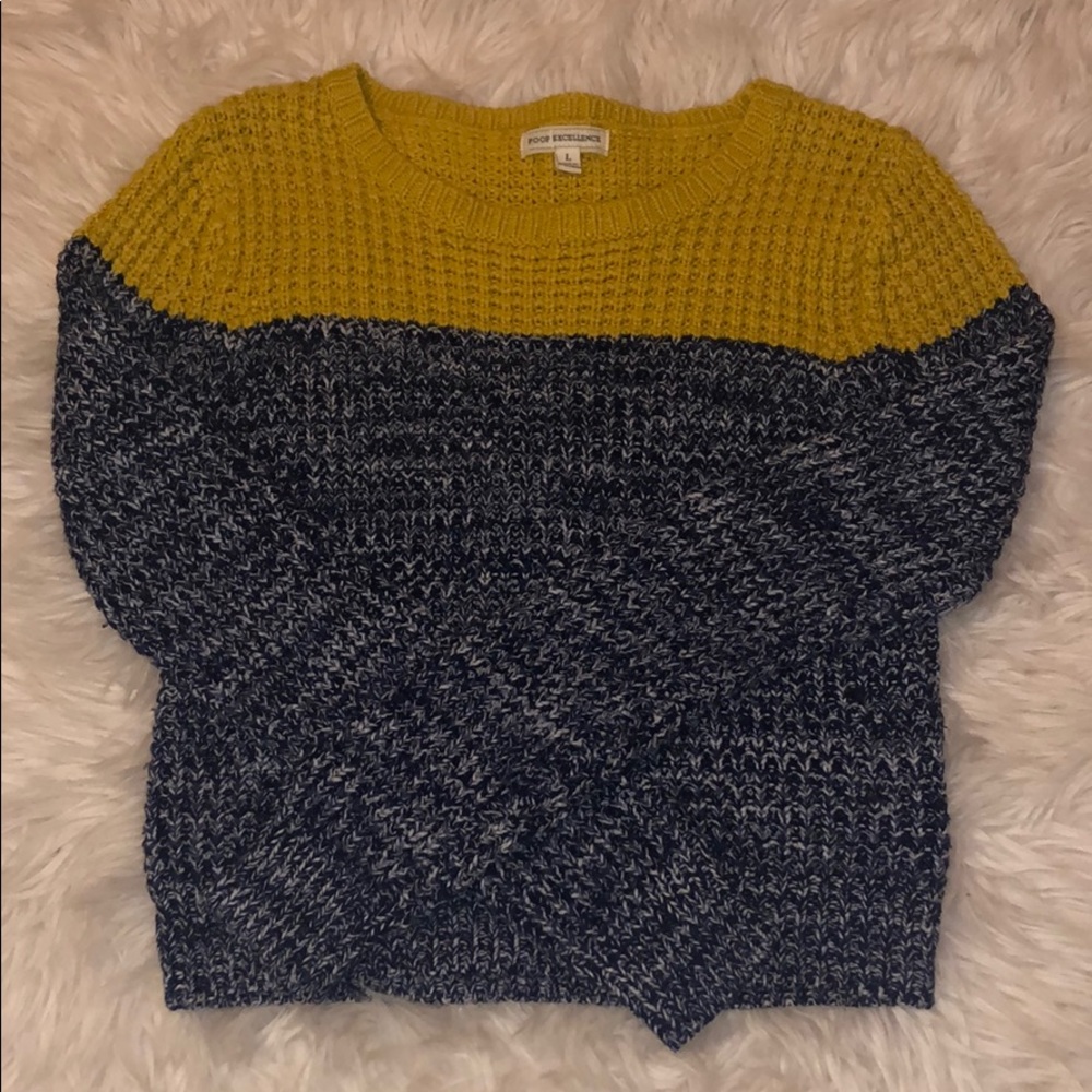 Poof excellence knit crew neck